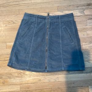 Jean skirt, zipper, size 00, blue